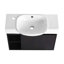 Meuble-lavabo mural avec lavabo en céramique blanche et porte à fermeture en douceur, emballage KD-1621510793