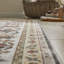Traditional Mocha Washable/Stain Guarded Area Rug -1381453689