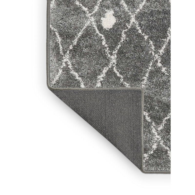 Tapis contemporain gris, Rectangle 8 pi x 12 pi