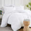 Ensemble de housse de couette en lin tissé gaufré Southshore Fine Linens en blanc, literie 100% coton texturé avec fermeture à boutons et attaches d'angle, 1 housse de couette et 1 taie décorative, simple / simple TG-70084768