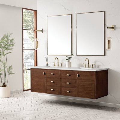 Amberly 72'' W Double Vanity