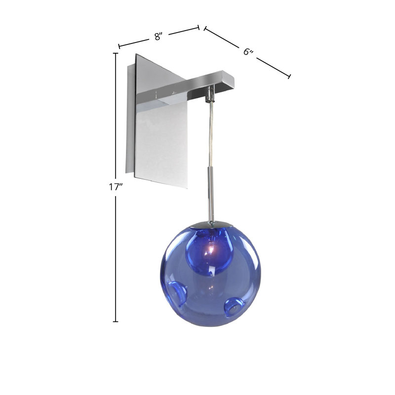 Meteor 1 LT Wall Sconce Kalco, Sapphire