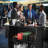 Black Metal Rectangular Outdoor Bar Table With Ice Box