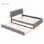 Lit plateforme tapissier Teddy