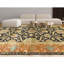Hand Knotted Wool Oriental Area Rug in Black And Rust