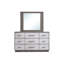 Commode Aberdeen G02500-D (sans miroir), gris / chêne