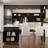 Kitchen Island With Extendable Dining Table, Power Outlet, 2 Drawers, 2 Side Open Shelves And Double-sized Storage Design
