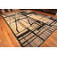 Tapis contemporain moderne à motif primitif de grande taille One-of-a-Kind