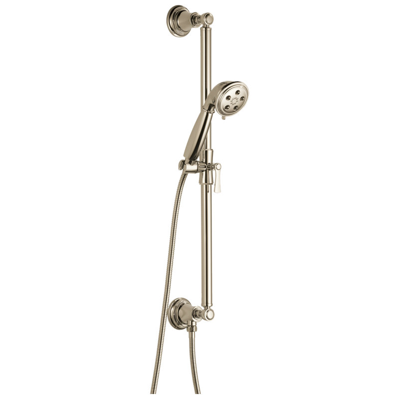 Rook® Slide Bar Handshower with H2OKinetic® Technology, Polished Nickel