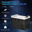 Outsunny 12m³ L Freestanding Mini Fridge with Freezer