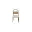 Molewski Upholstered Wood Arch Back Chair, Toffee