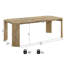 Table de salle à manger rectangulaire avec extension Kepler 84 po Driftwood 