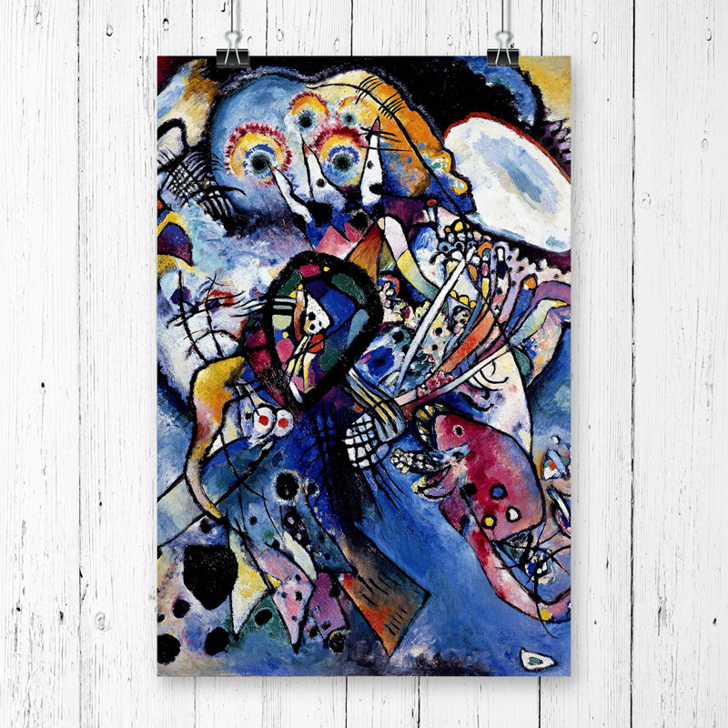 Wassily Kandinski Due Ovali - Frameless Print, 42cm H x 29.7cm W
