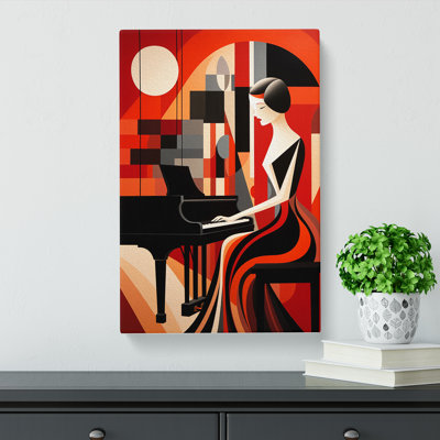 Piano Deco - No Frame Print