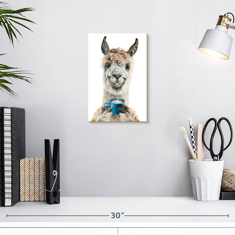Lama Brampt, H 12 po x l 8 po