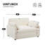 Oversized Chenille Single Sofa Chair with Pillows-65686279