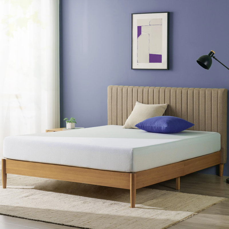 Matelas à fermeté moyenne en mousse à mémoire de forme Green Tea, 6", Grand lit
