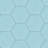 Textile Hex 9" x 10" Porcelain Wall & Floor Tile-2139873971
