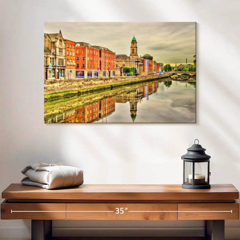 Sirci Dublin Riverside Buildings, H 16 po x l 24 po