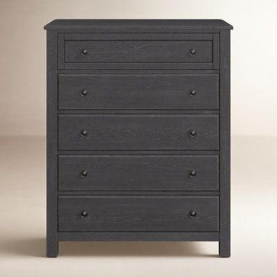 Lewin 43" Oak 5-Drawer Chest