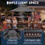 Pavillon de jardin de 8 pi x 5 pi avec auvents latéraux réglables, auvent de barbecue à 2 niveaux avec 2 tablettes, crochets, 4 lumières DEL, crochet de plafond, cadre en acier pour la cour arrière-125768067
