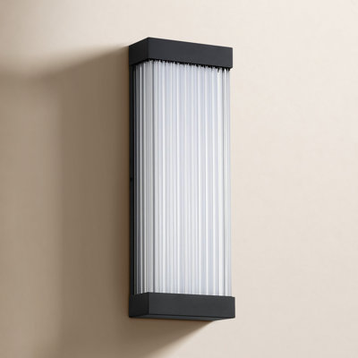 Single Light Rectangle Outdoor LED Wall Light