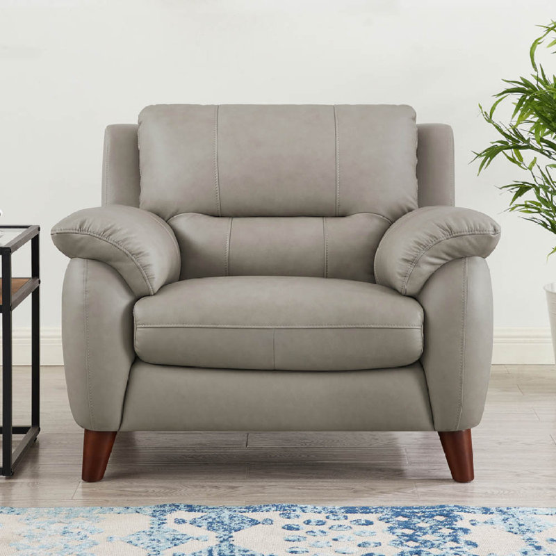 Fauteuil en cuir Lara Revêtement en cuir Revêtement en cuir