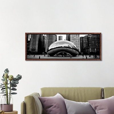 Unknown Artist 1 Piece Floater Frame Panoramic Wall Art on Canvas
