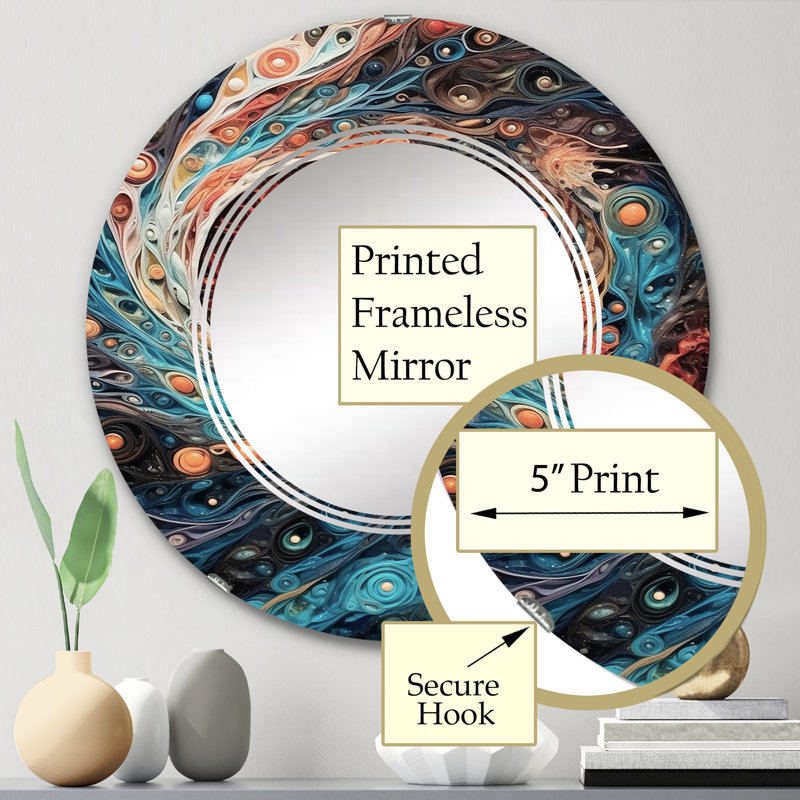 Miroir mural Leber, 24 po x 24 po