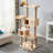 6 Tiers Cat Tree with Condons,Perch,Scratching Posts