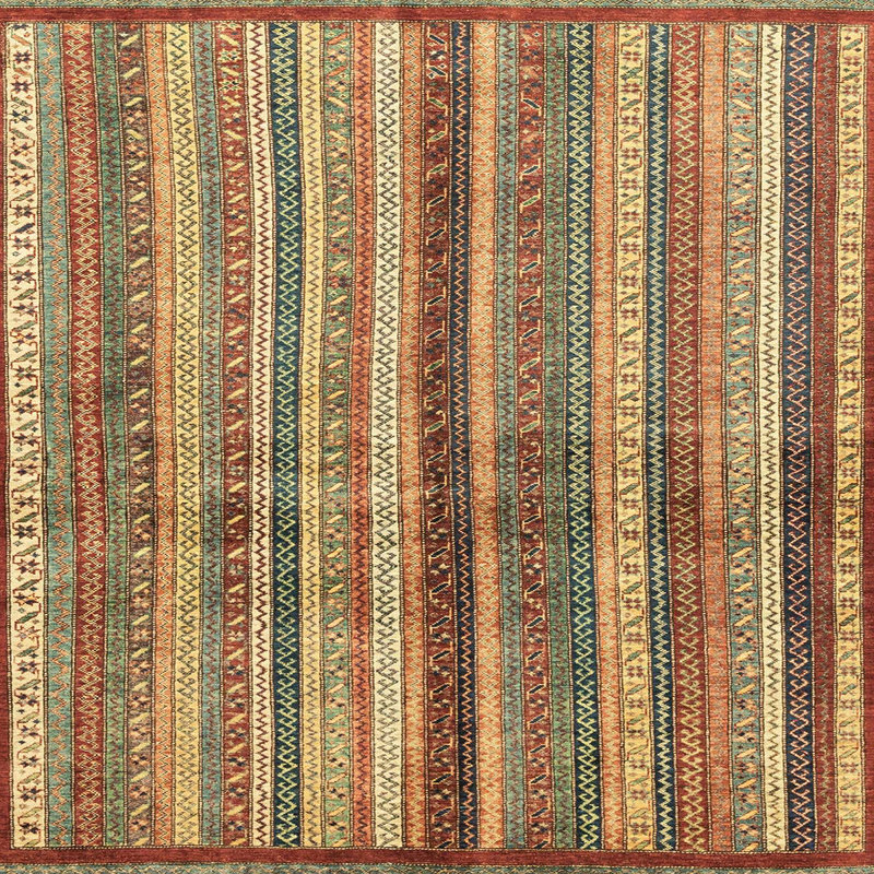 Abstract Indoor Rug, Square 4'