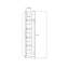 Ralleigh 1 Door Manufactured Wood Wardrobe