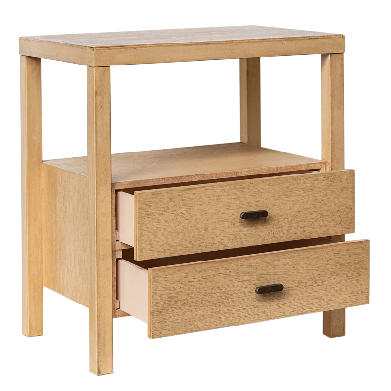 Table de chevet 22 po Francisca, Brun chaud
