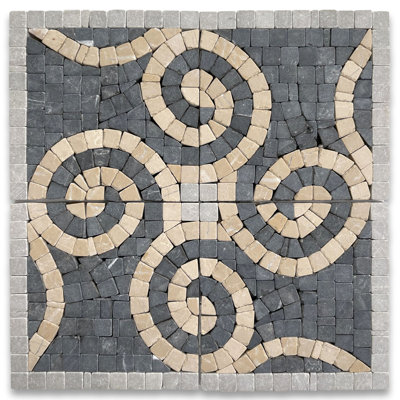 4" x 4" Marble Mosaic Wall & Floor Tile