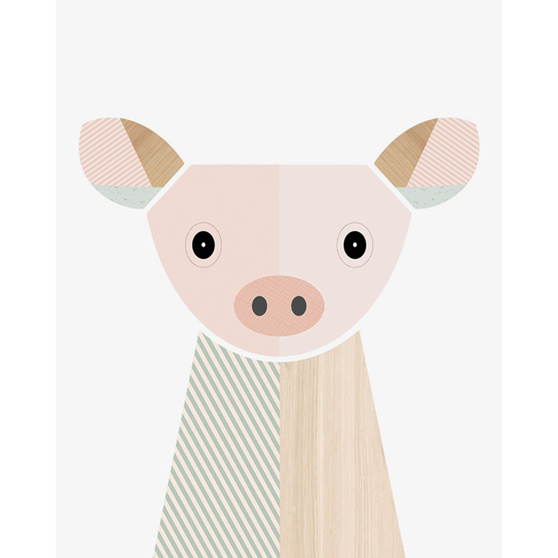 Pig - Wrapped Canvas Print