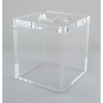 Lucite Tissue Box w/Lid