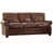 Distressed Gray Genuine Leather