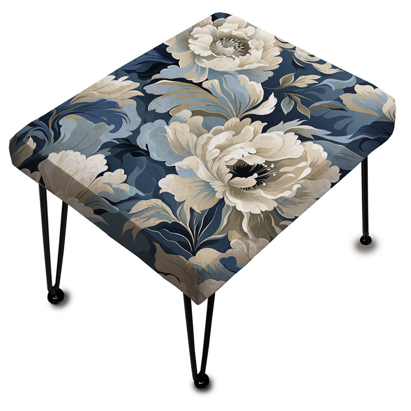 Victorian Stealth - Repose-pieds rectangulaire floral