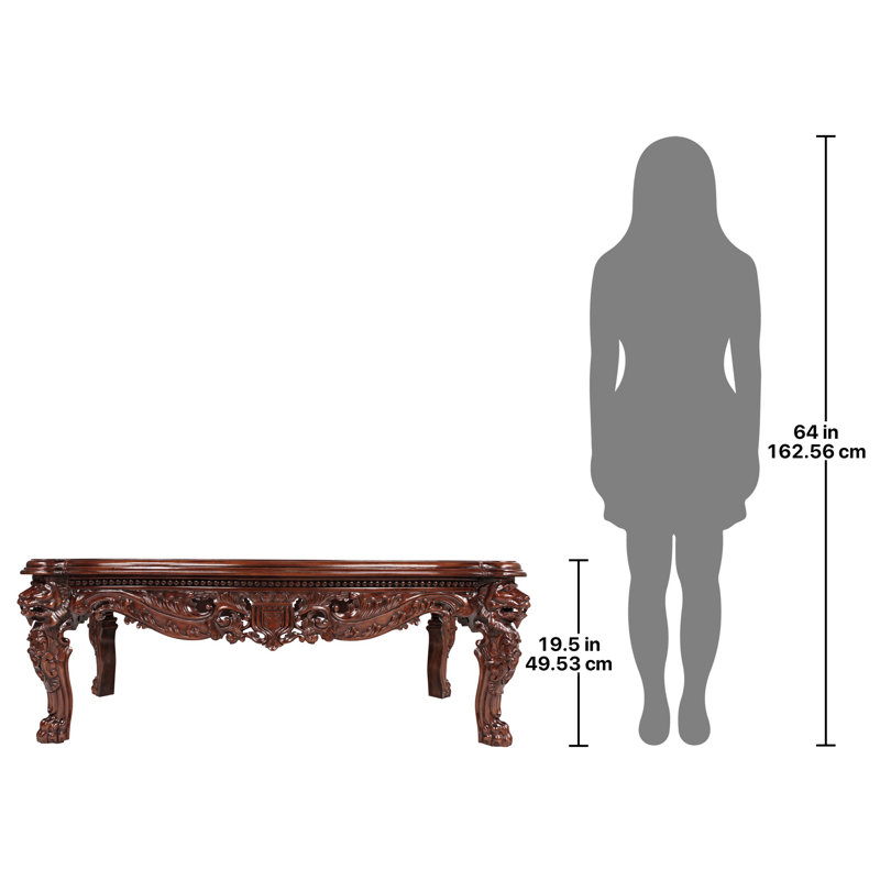 Lord Raffles Solid Wood Coffee Table