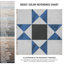 Renaissance Deco 8" x 8" Porcelain Wall & Floor Tile-1559183617