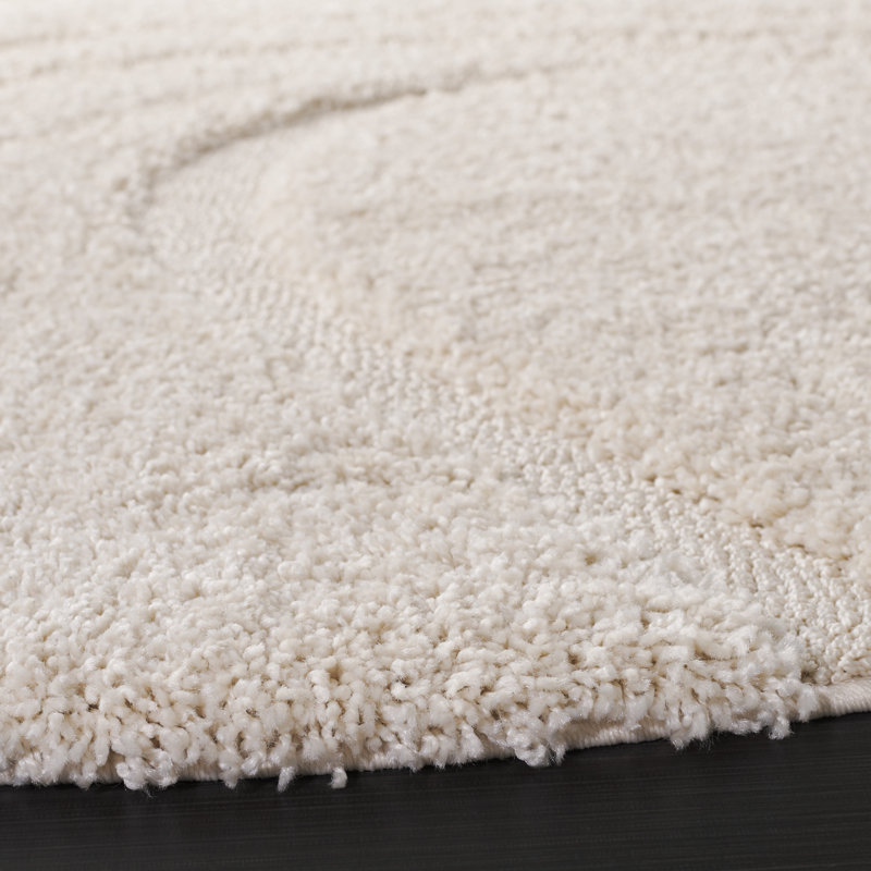 Florda Shag Area Rug, Round 201 cm