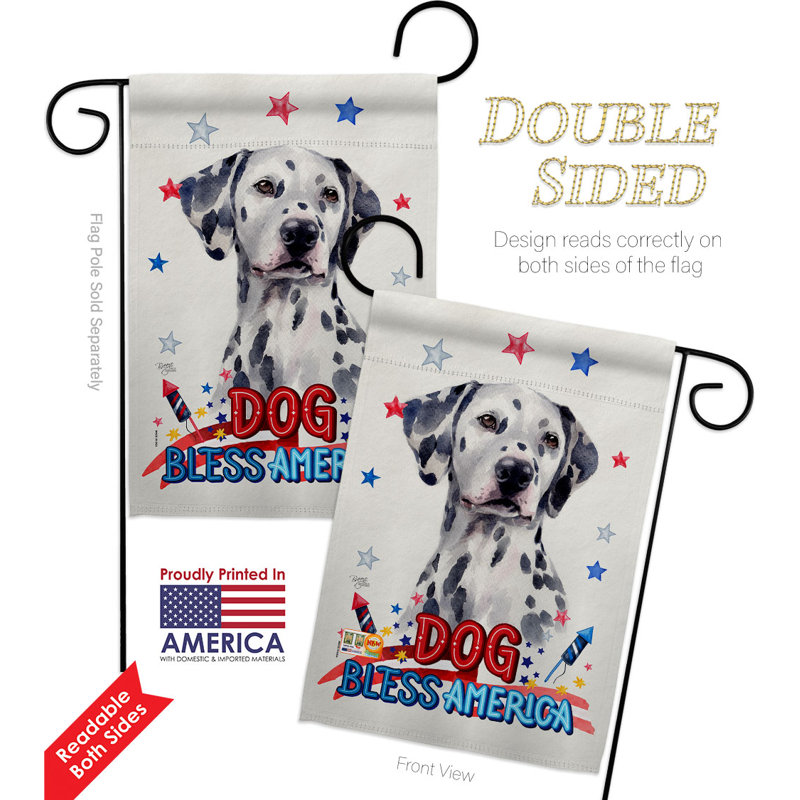Double Sided 18.5'' H x 13'' W Polyester Animal Garden Flag