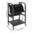2 Tier Laptop Charging Cart File Storage Rack