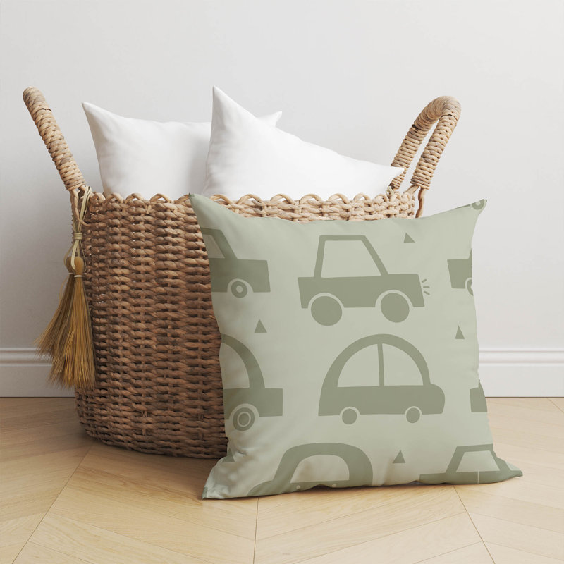 Coussin Driveway, H 26 po x l 26 po, Vert clair