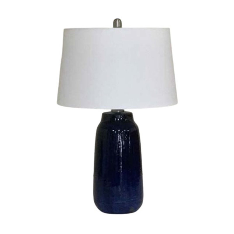 Sirocco 27" Falling Blue Ceramic Table Lamp
