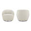 Fauteuil pivotant rembourré Ingetraut-126300371