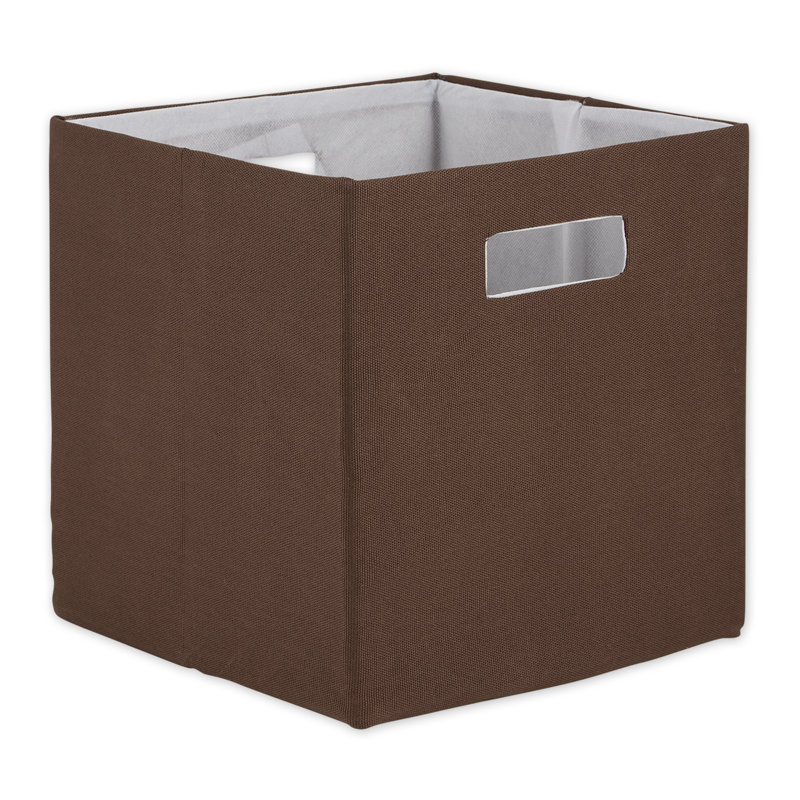 Cube ou bac en tissu, H 11 po x l 11 po x P 11 po, Bleu