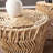 Zander Wicker Drum Nesting Table Set 
