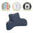Solid Sherpa Faux Leather Backrest Pillow-1466330046