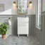 Armoire de salle de bain 19 "avec lavabo en céramique